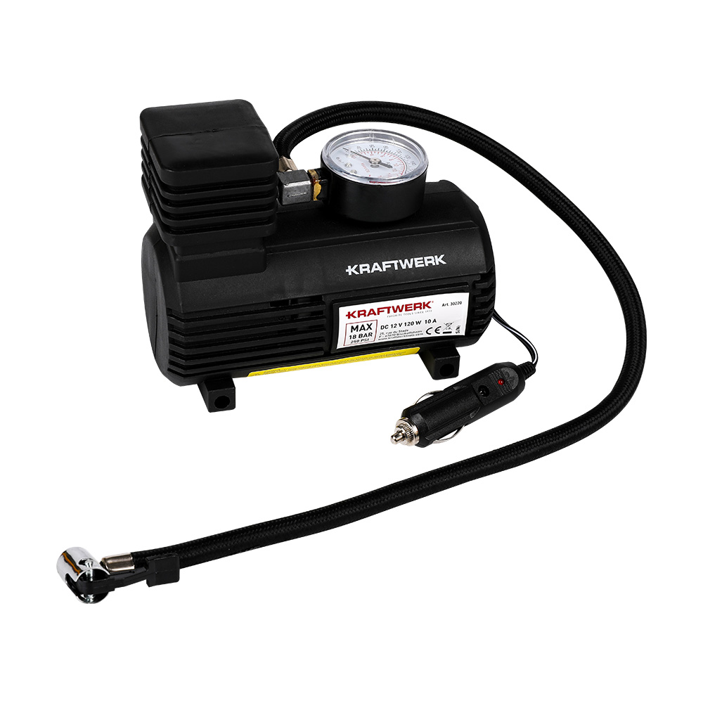 12V DC portabel mini luftkompressor